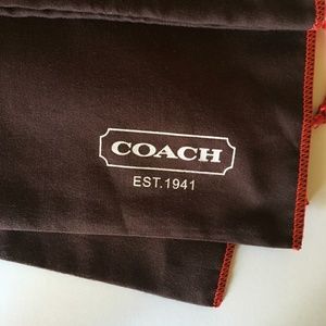Coach dust bag
